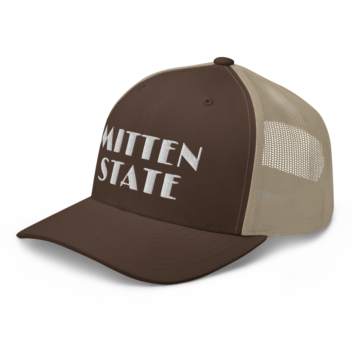 Michigan 'Mitten State' Trucker Hat (Art Deco Font)