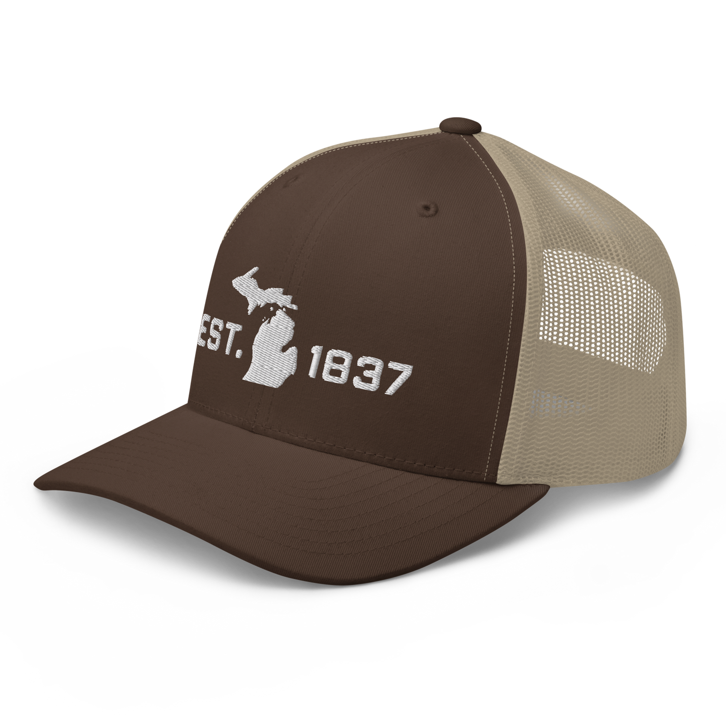 Michigan 'EST 1837' Trucker Hat (Athletic Font)