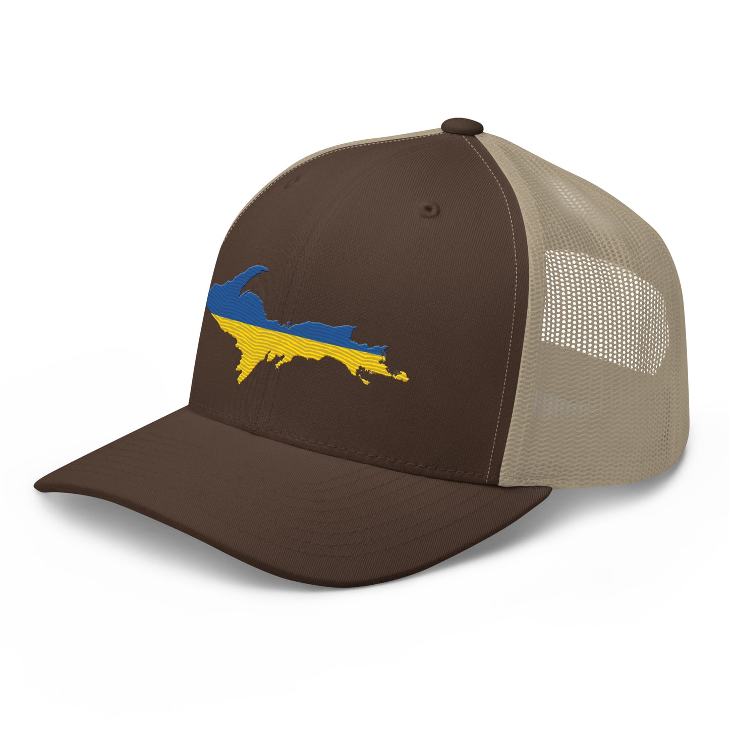 Michigan Upper Peninsula Trucker Hat (Ukraine Edition)