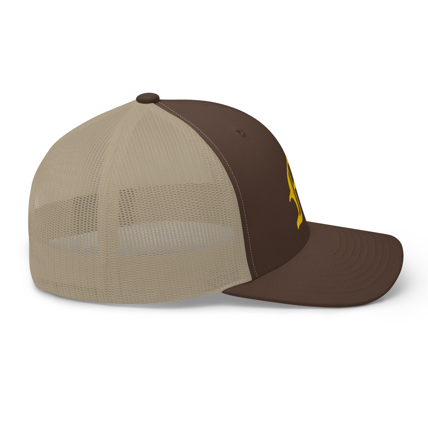 Michigan 'Old English M' Trucker Hat | Gold Embroidery