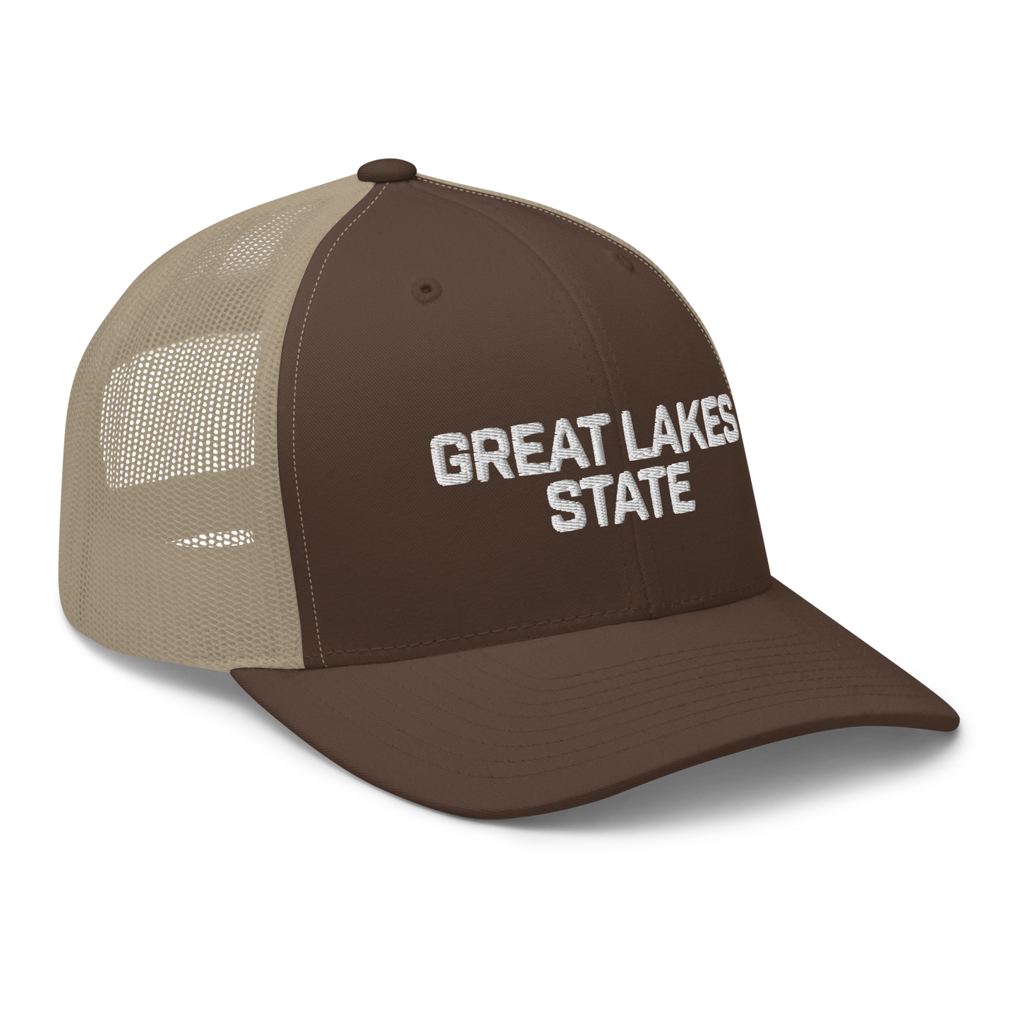 Michigan 'Great Lakes State' Trucker Hat (Maritime Font)