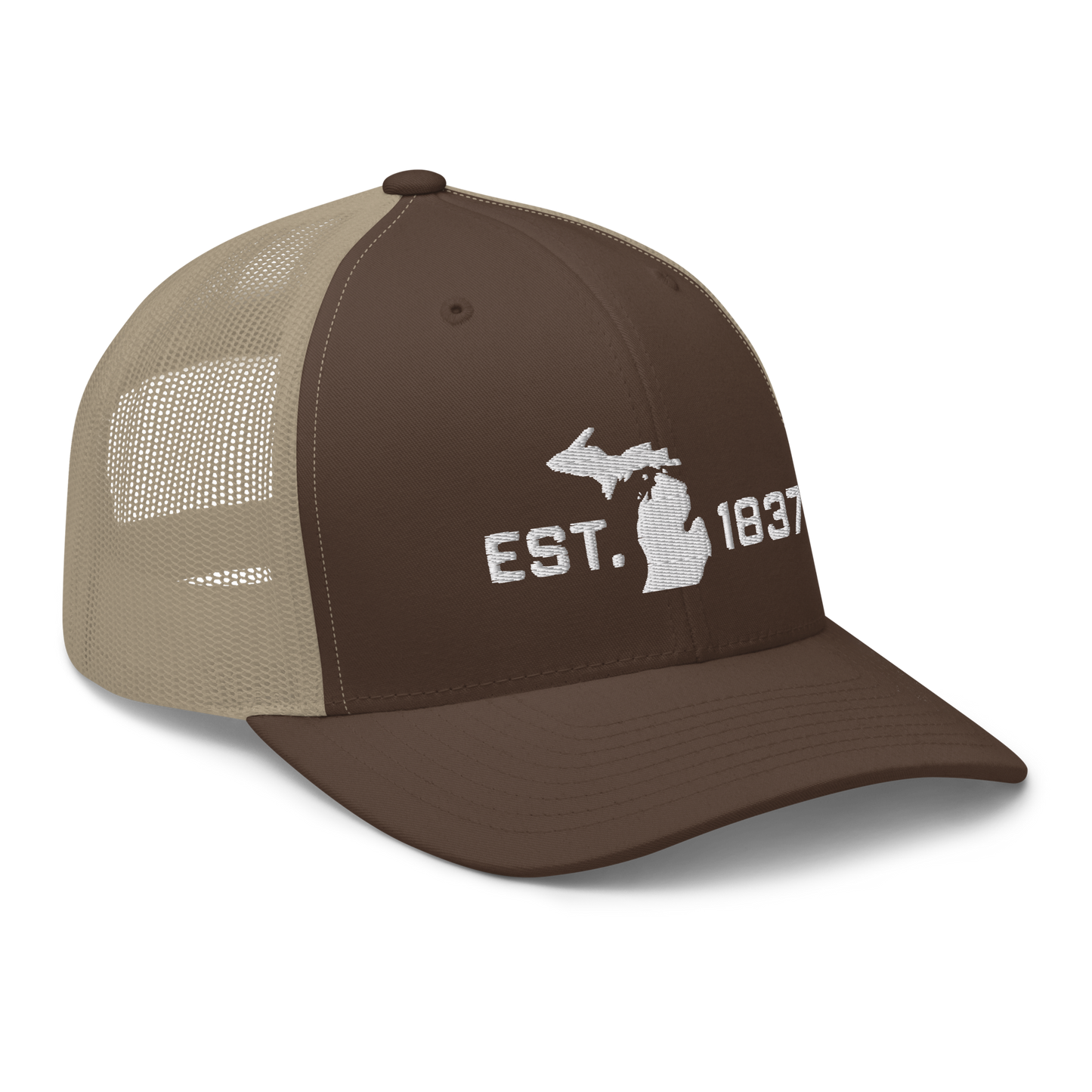 Michigan 'EST 1837' Trucker Hat (Athletic Font)