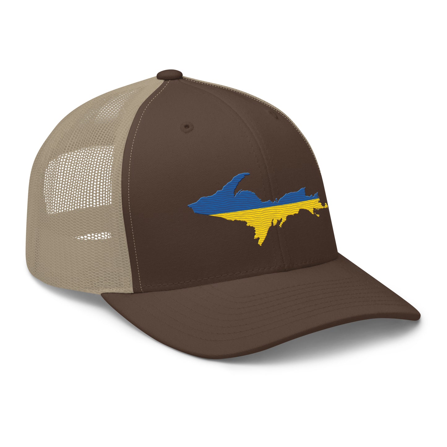 Michigan Upper Peninsula Trucker Hat (Ukraine Edition)