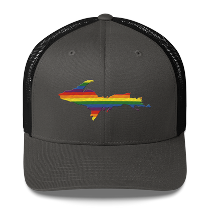 Michigan Upper Peninsula Trucker Hat (Pride Edition)