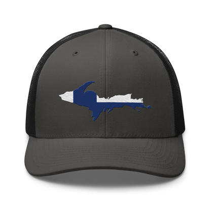 Michigan Upper Peninsula Trucker Hat (w/ UP Finland Outline