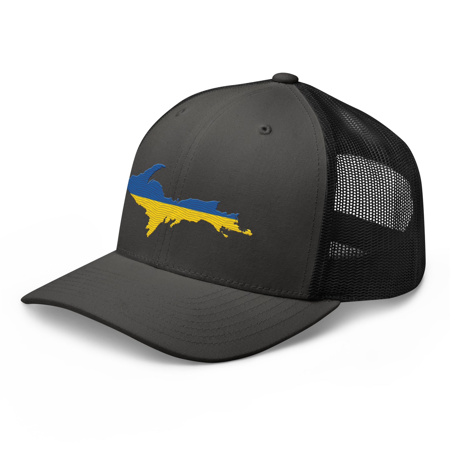 Michigan Upper Peninsula Trucker Hat (Ukraine Edition)