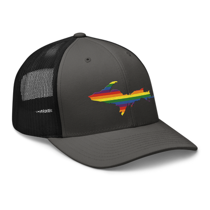 Michigan Upper Peninsula Trucker Hat (Pride Edition)