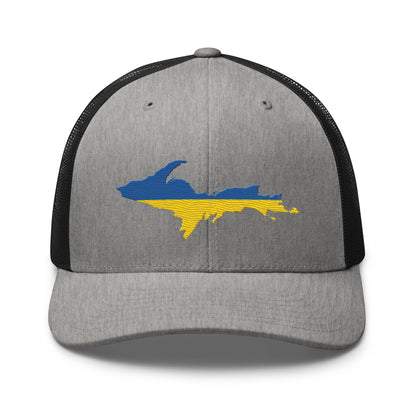 Michigan Upper Peninsula Trucker Hat (Ukraine Edition)