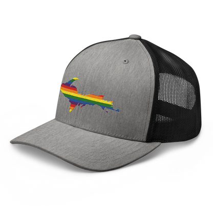 Michigan Upper Peninsula Trucker Hat (Pride Edition)