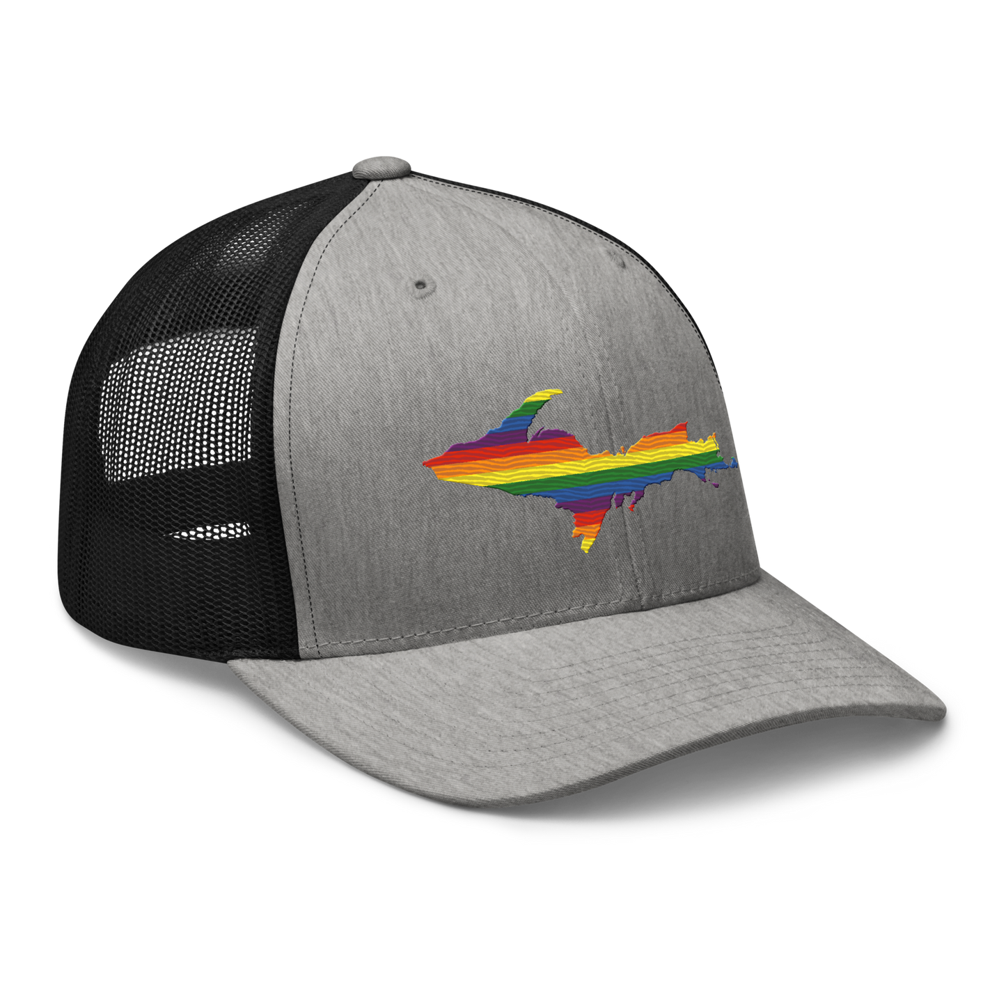 Michigan Upper Peninsula Trucker Hat (Pride Edition)