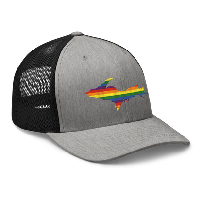 Michigan Upper Peninsula Trucker Hat (Pride Edition)