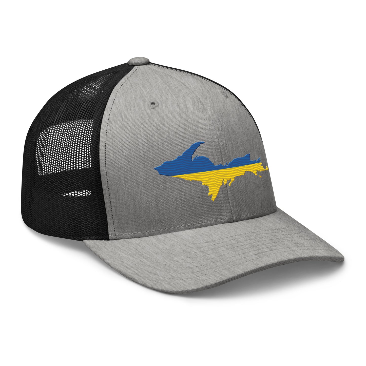 Michigan Upper Peninsula Trucker Hat (Ukraine Edition)