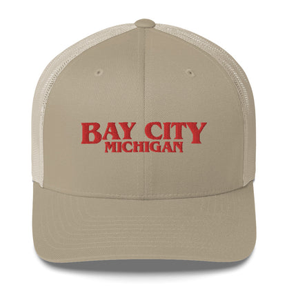 'Bay City Michigan' Trucker Hat (1980s Drama Parody)