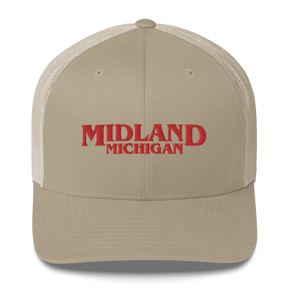 'Midland Michigan' Trucker Hat (1980s Drama Parody)