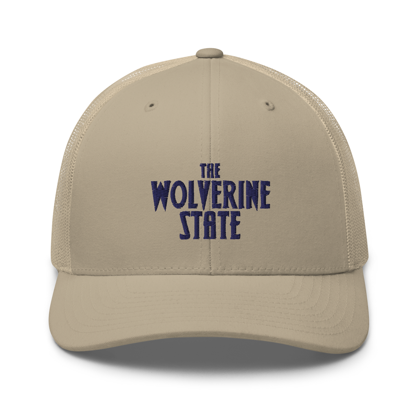 Michigan 'The Wolverine State' Trucker Hat (Vicious Mustelid Font)