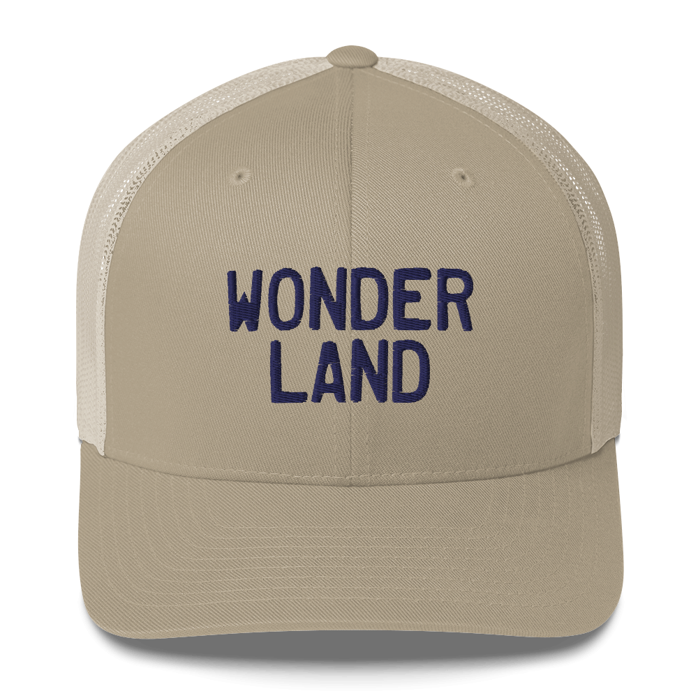 Michigan 'Wonderland' Trucker Cap (Licence Plate Font)