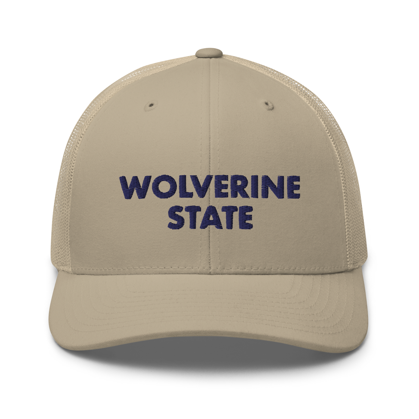 Michigan 'Wolverine State' Trucker Hat (Geometric Sans Font)