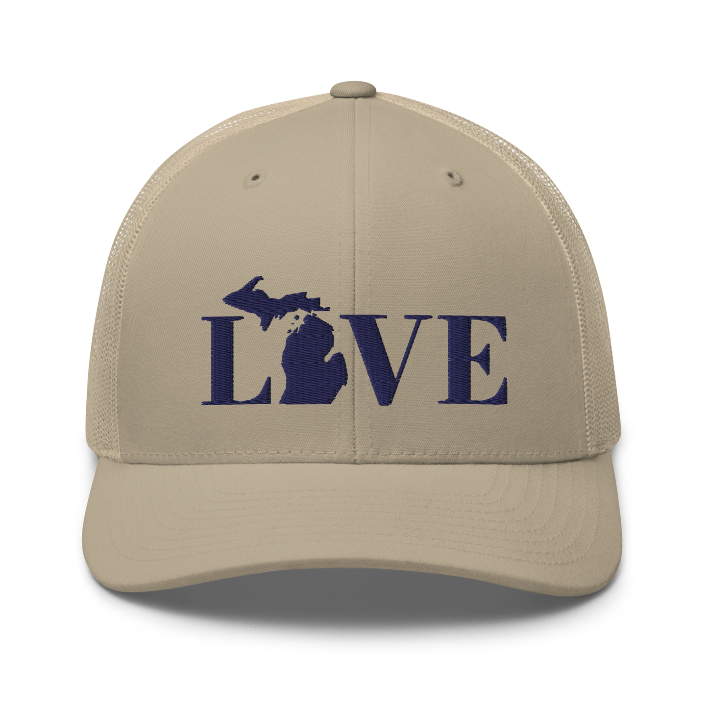 Michigan 'Love' Trucker Hat (Didone Font)