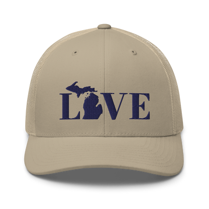 Michigan 'Love' Trucker Hat (Didone Font)