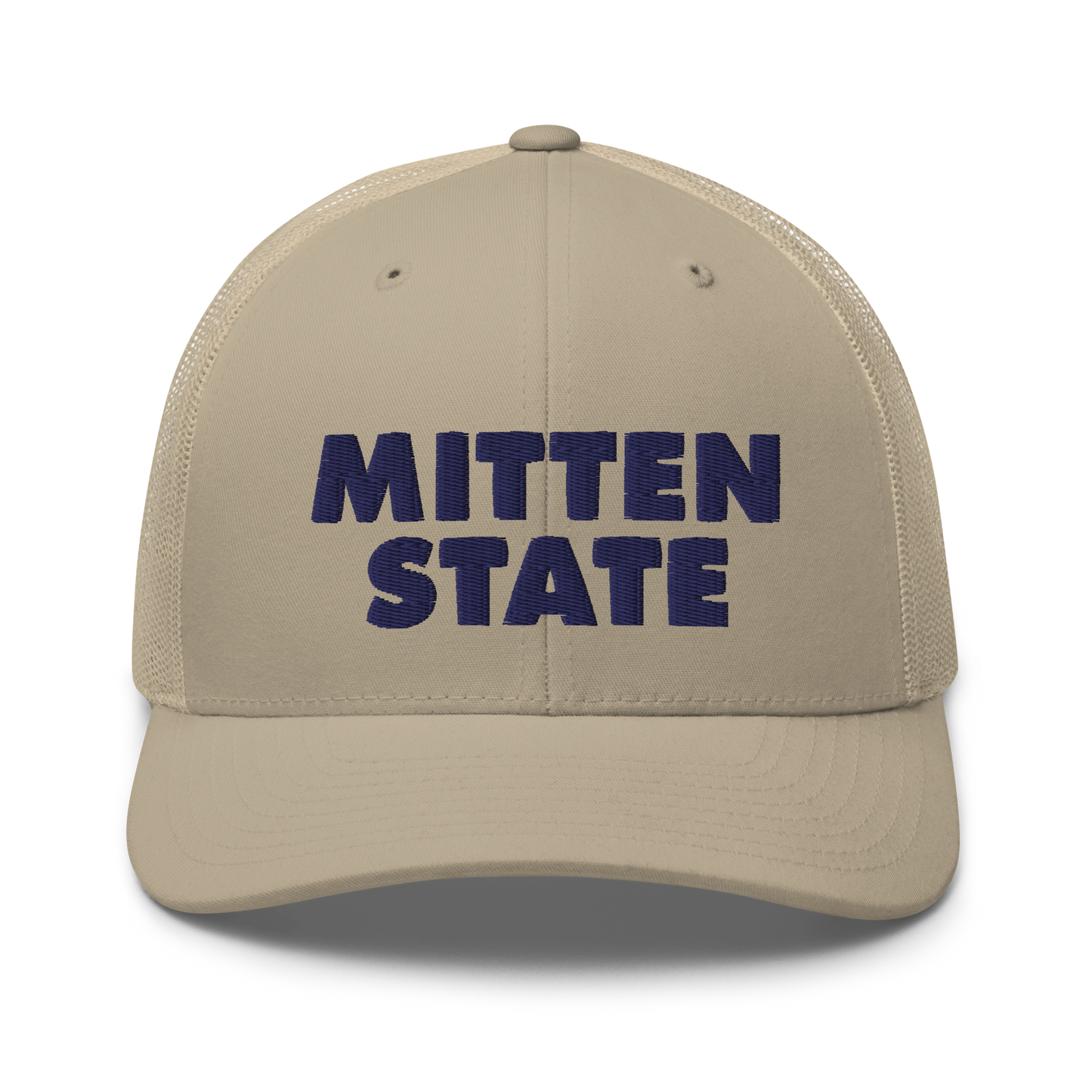 Michigan 'Mitten State' Trucker Hat (Geometric Sans Font)