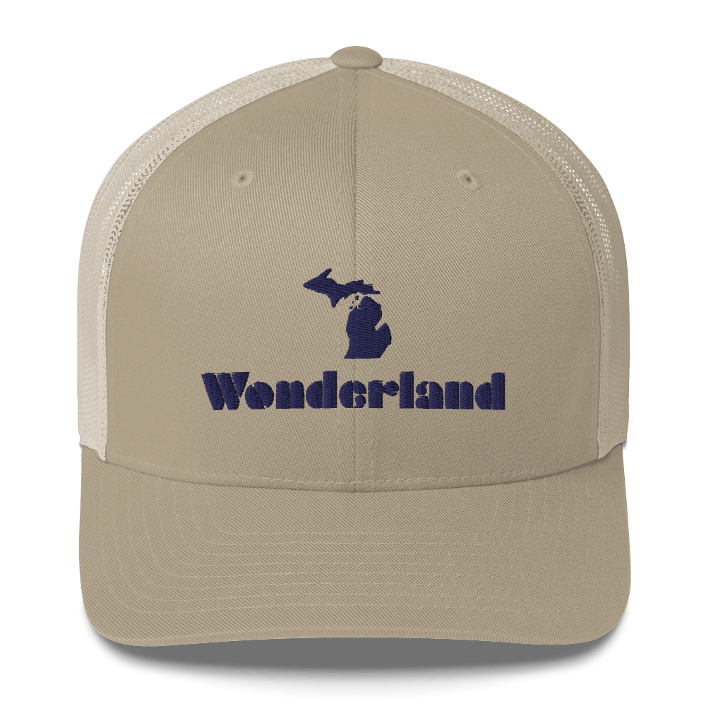 Michigan 'Wonderland' Trucker Hat (Art Deco Font)