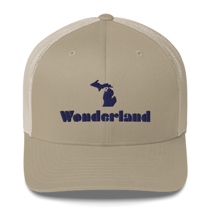 Michigan 'Wonderland' Trucker Hat (Art Deco Font)