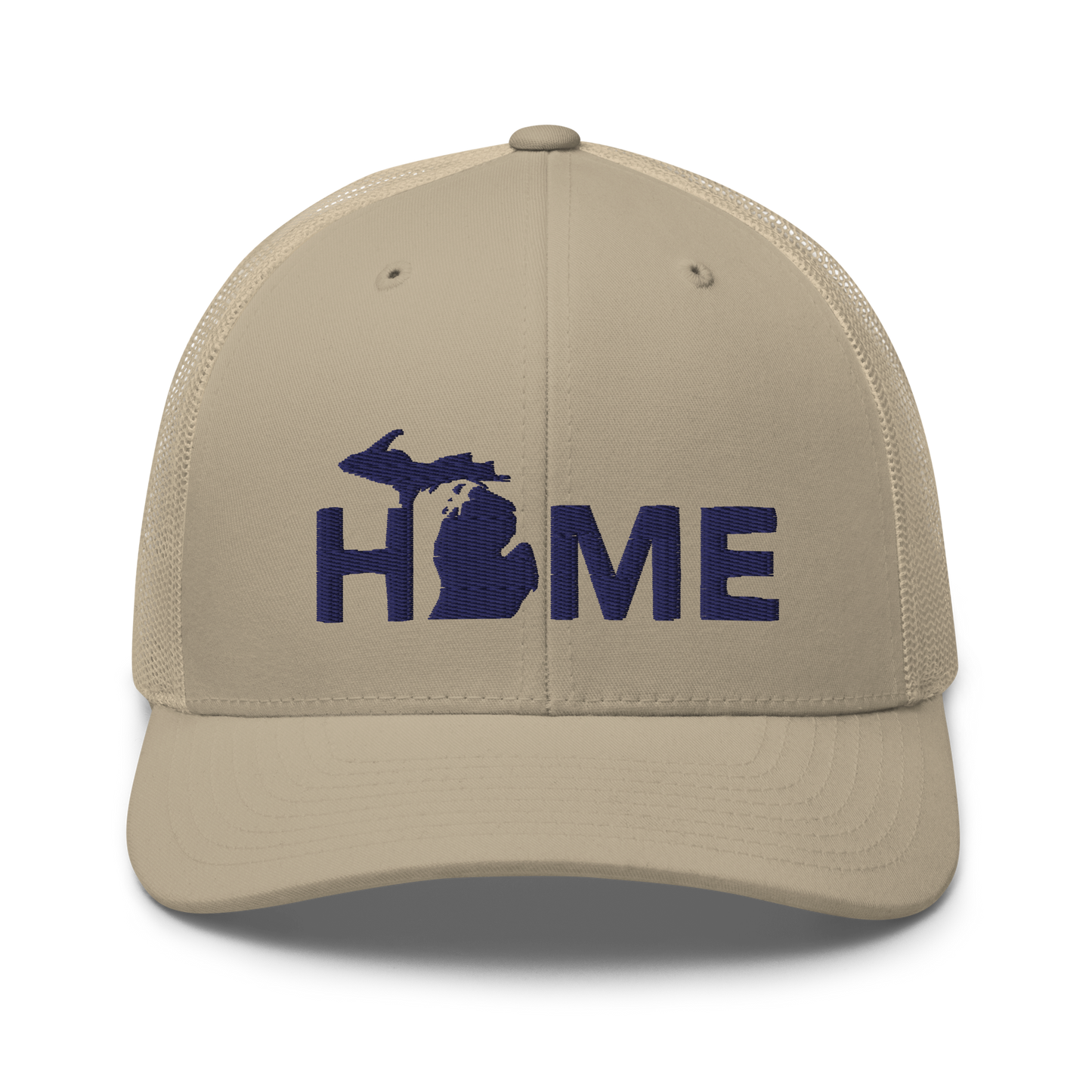 Michigan 'Home' Trucker Hat (Geometric Sans Font)