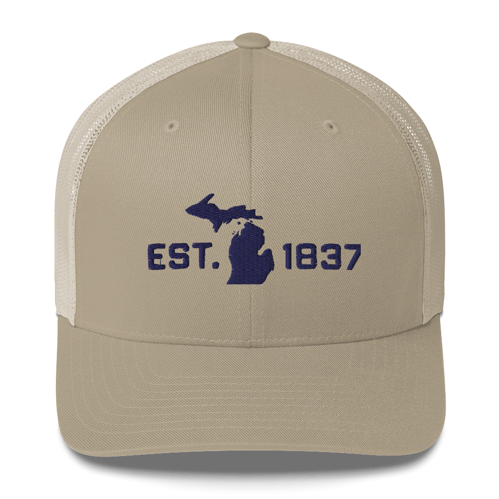 Michigan 'EST 1837' Trucker Hat (Athletic Font)