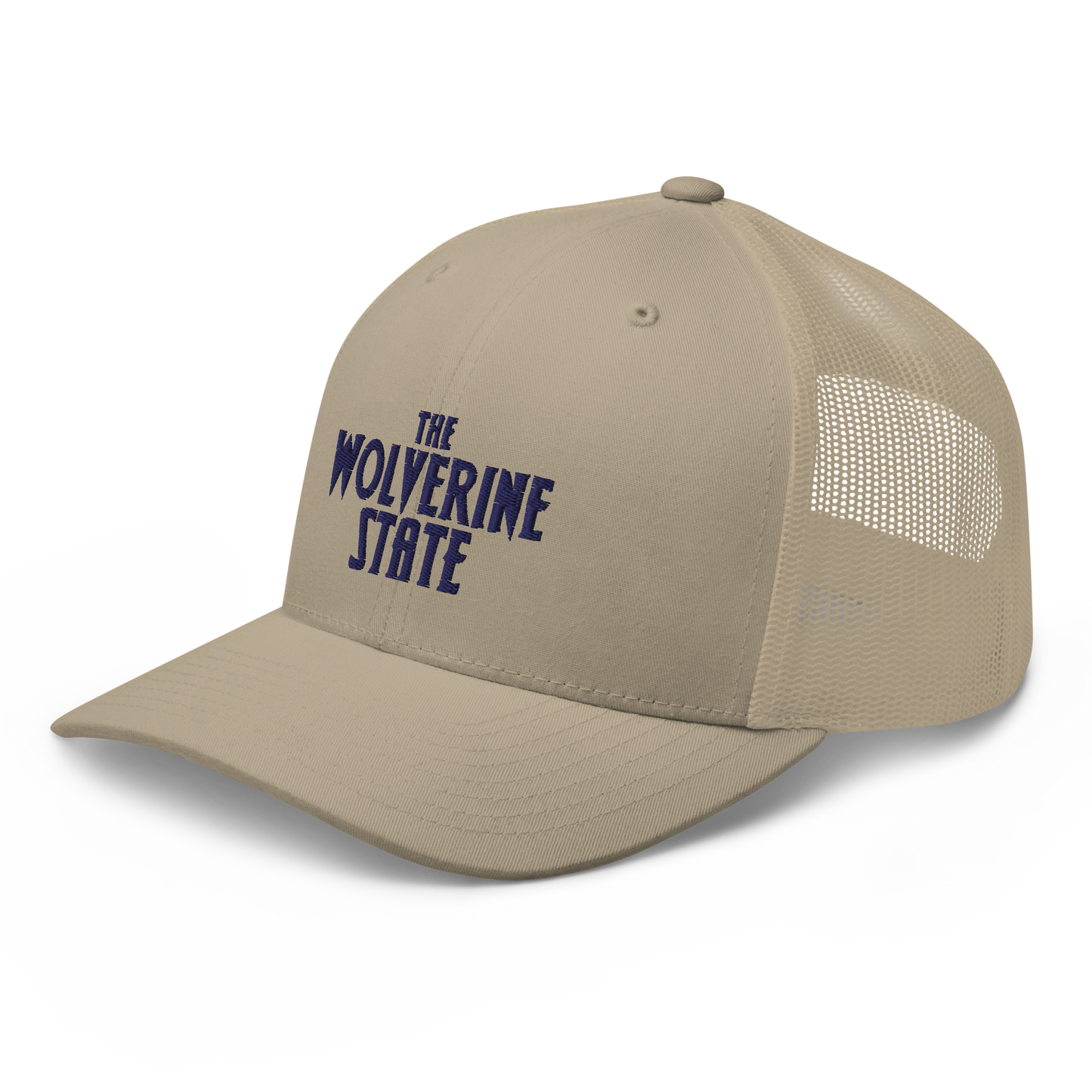 Michigan 'The Wolverine State' Trucker Hat (Vicious Mustelid Font)