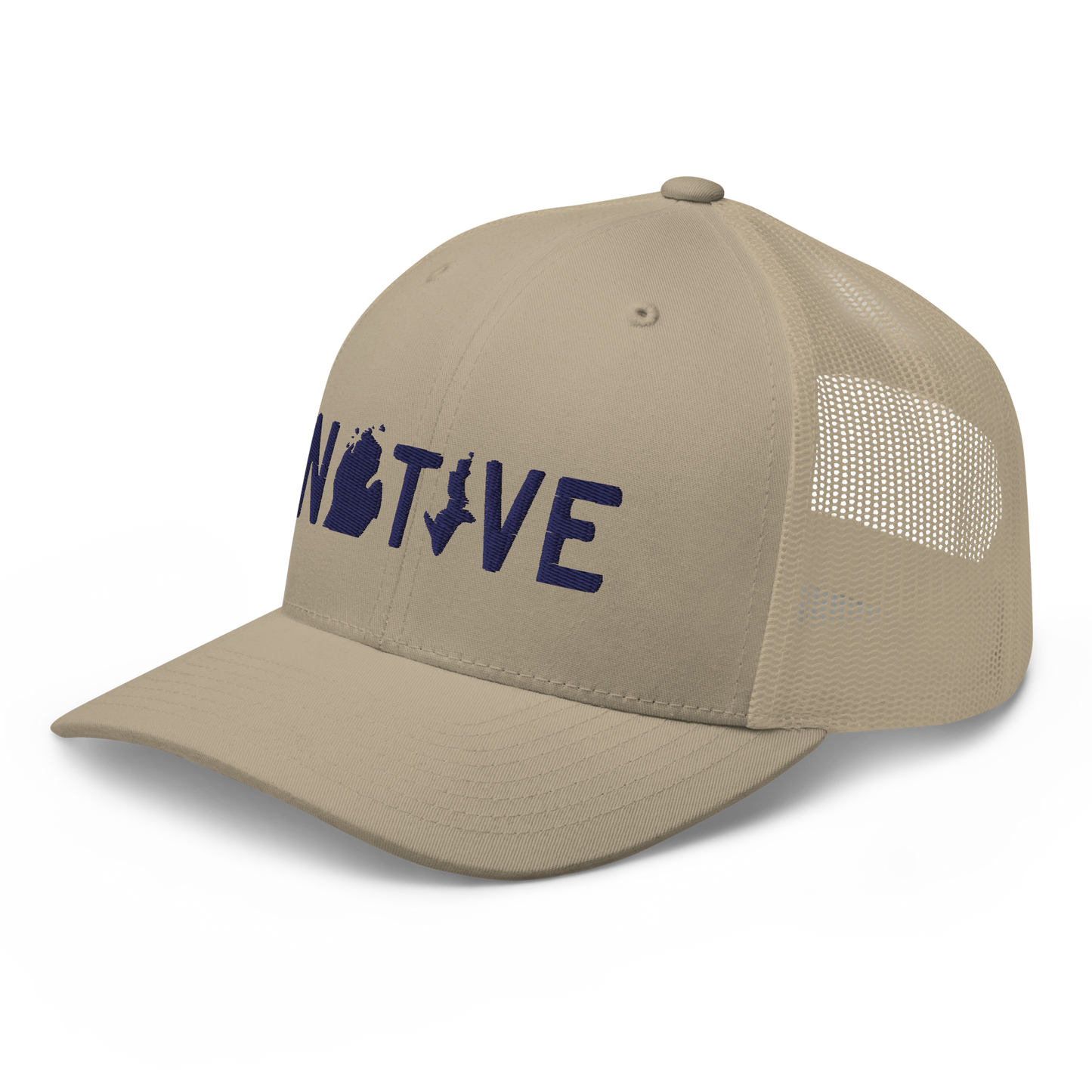 Michigan 'Native' Trucker Hat (Licence Plate Font)