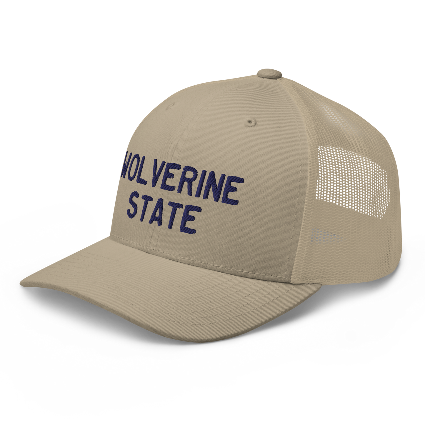 Michigan 'Wolverine State' Trucker Hat (Licence Plate Font)