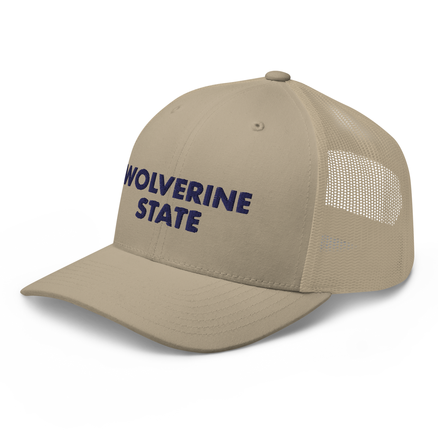 Michigan 'Wolverine State' Trucker Hat (Geometric Sans Font)