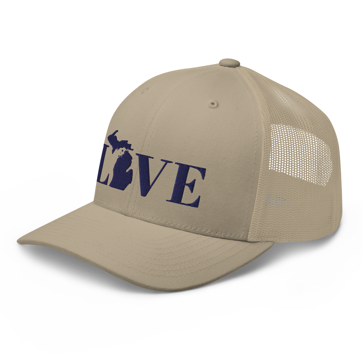 Michigan 'Love' Trucker Hat (Didone Font)