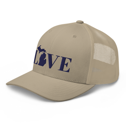 Michigan 'Love' Trucker Hat (Didone Font)