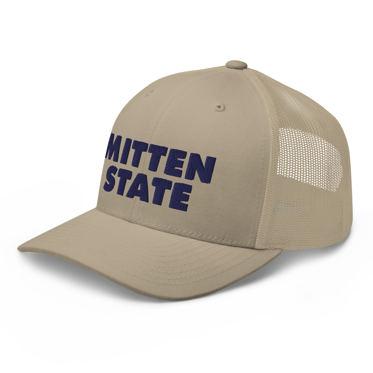 Michigan 'Mitten State' Trucker Hat (Geometric Sans Font)