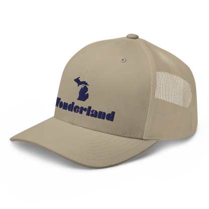 Michigan 'Wonderland' Trucker Hat (Art Deco Font)