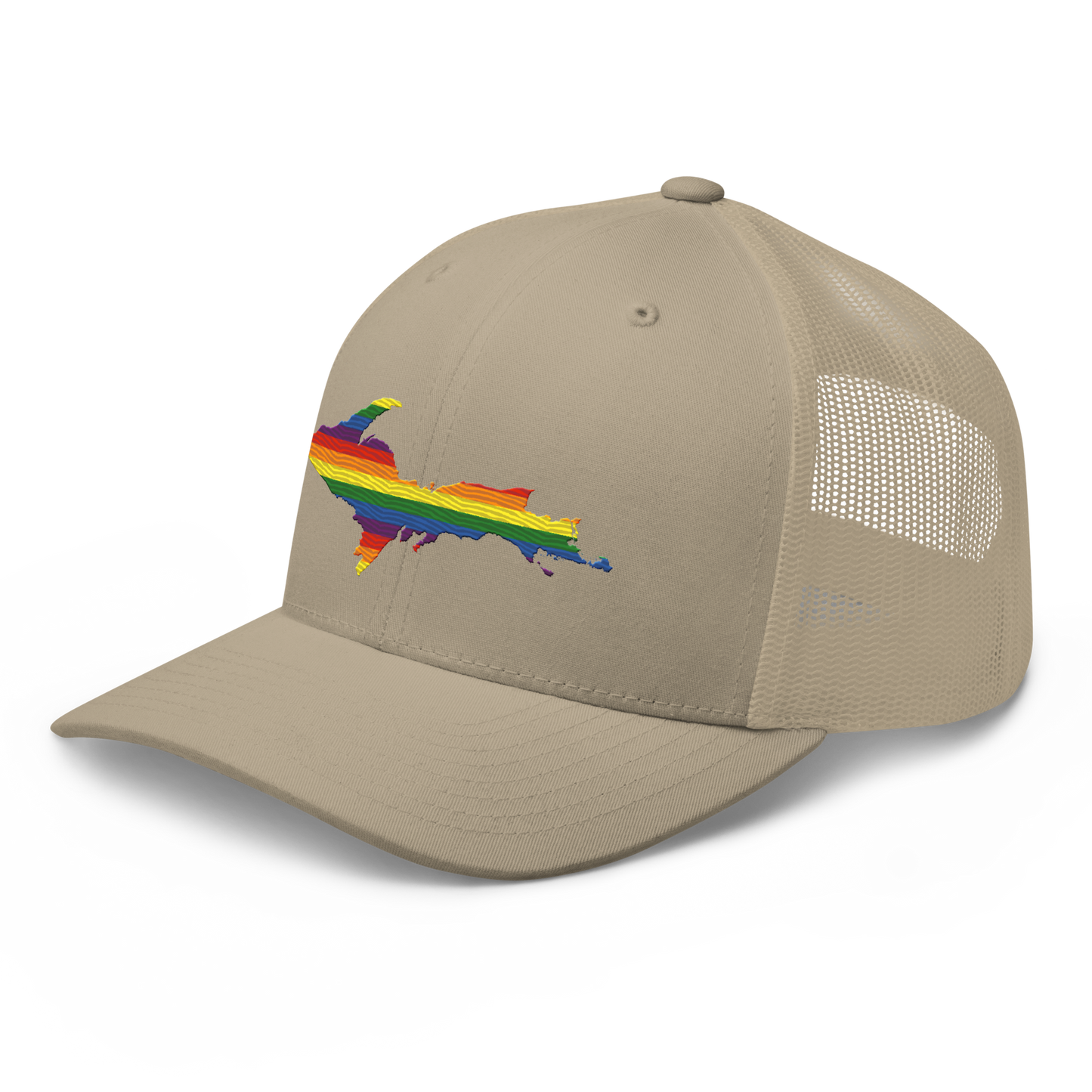 Michigan Upper Peninsula Trucker Hat (Pride Edition)