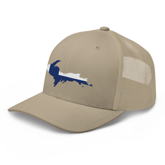 Michigan Upper Peninsula Trucker Hat (w/ UP Finland Outline