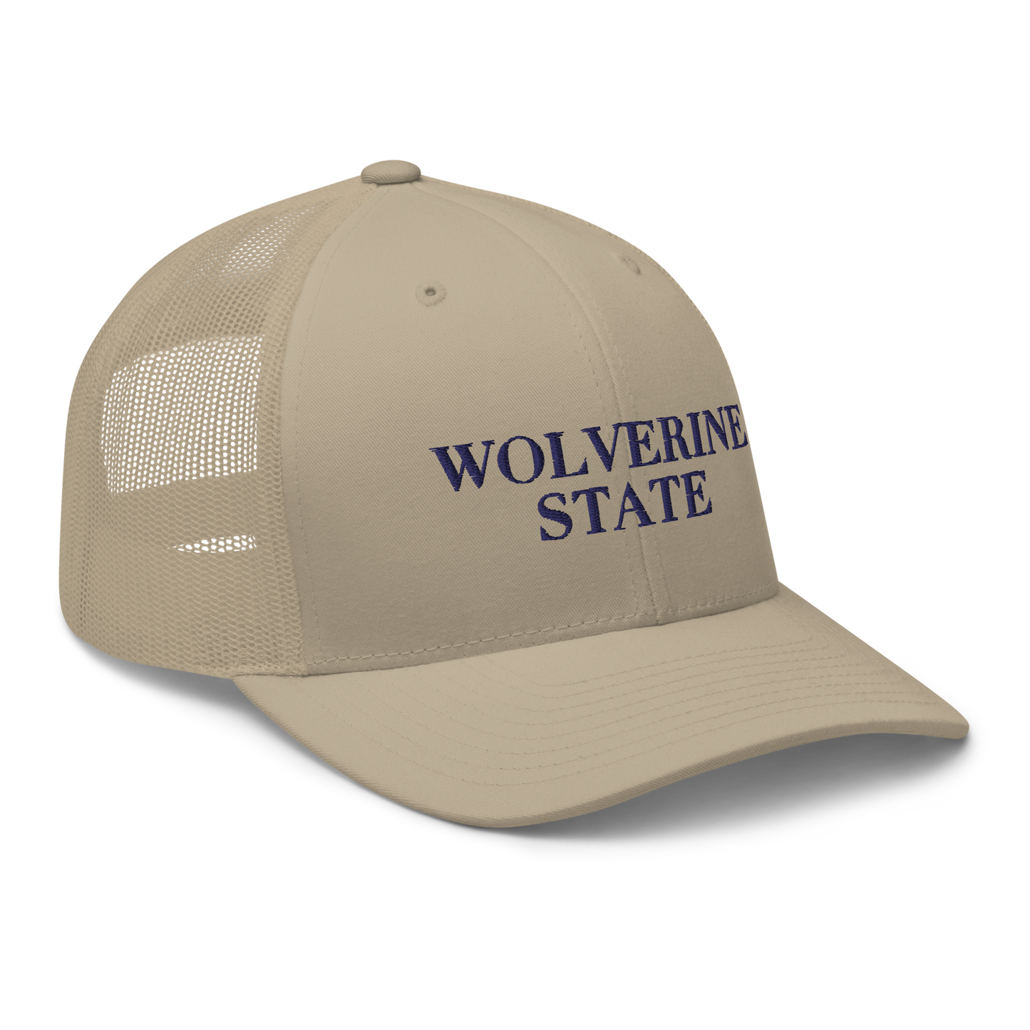 Michigan 'Wolverine State' Trucker Hat (Didone Font)