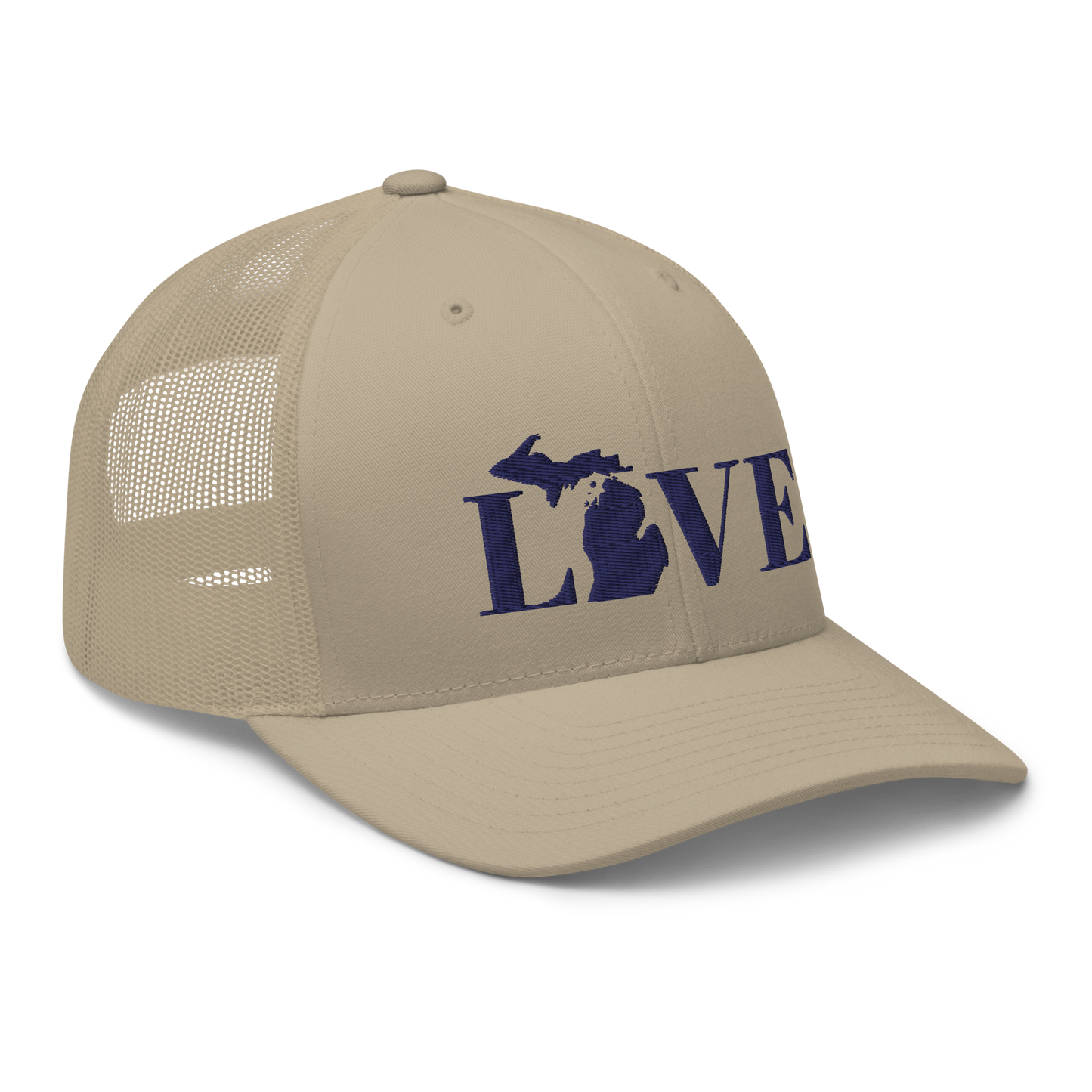 Michigan 'Love' Trucker Hat (Didone Font)