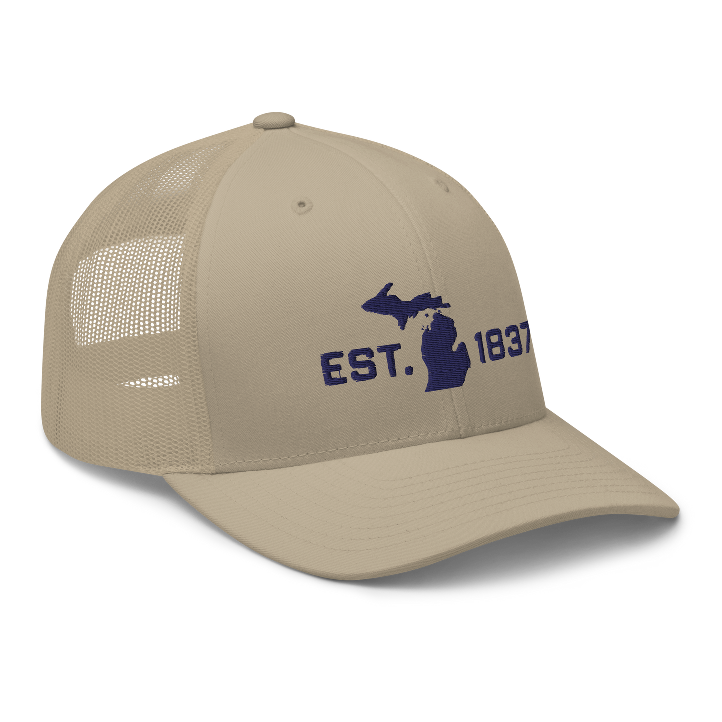 Michigan 'EST 1837' Trucker Hat (Athletic Font)