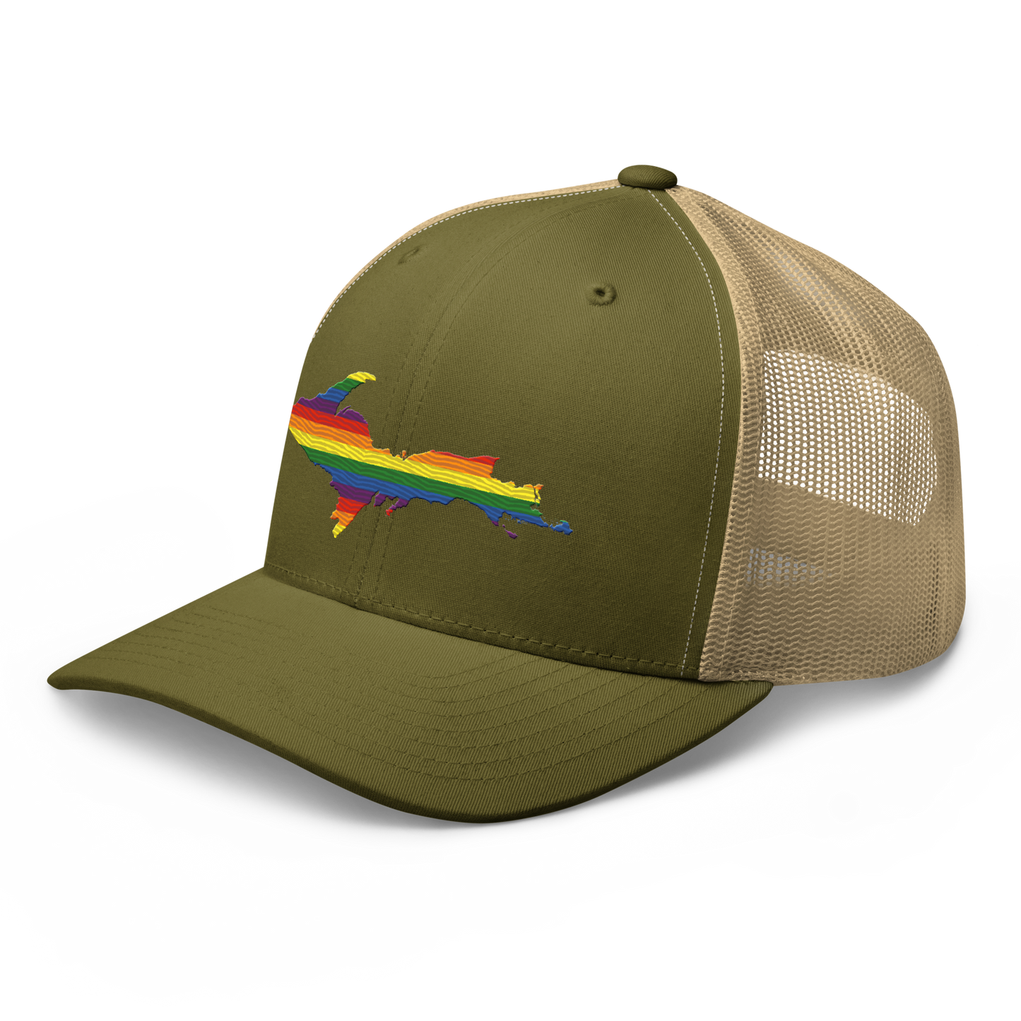 Michigan Upper Peninsula Trucker Hat (Pride Edition)