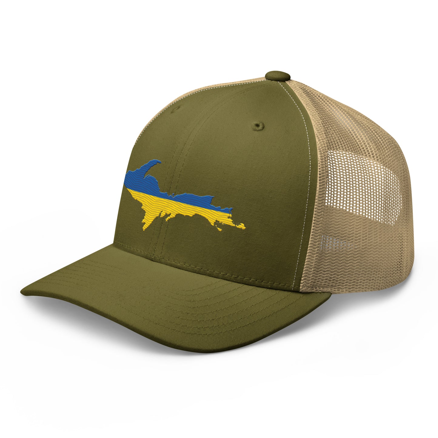 Michigan Upper Peninsula Trucker Hat (Ukraine Edition)