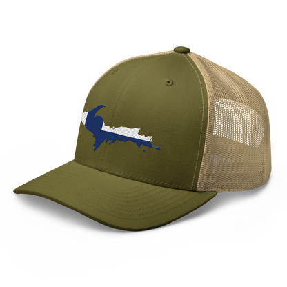 Michigan Upper Peninsula Trucker Hat (w/ UP Finland Outline