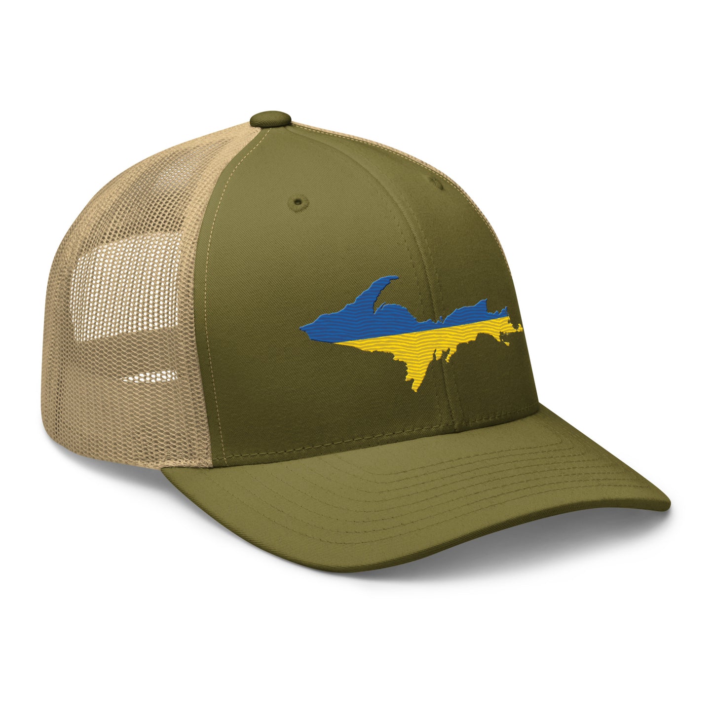 Michigan Upper Peninsula Trucker Hat (Ukraine Edition)