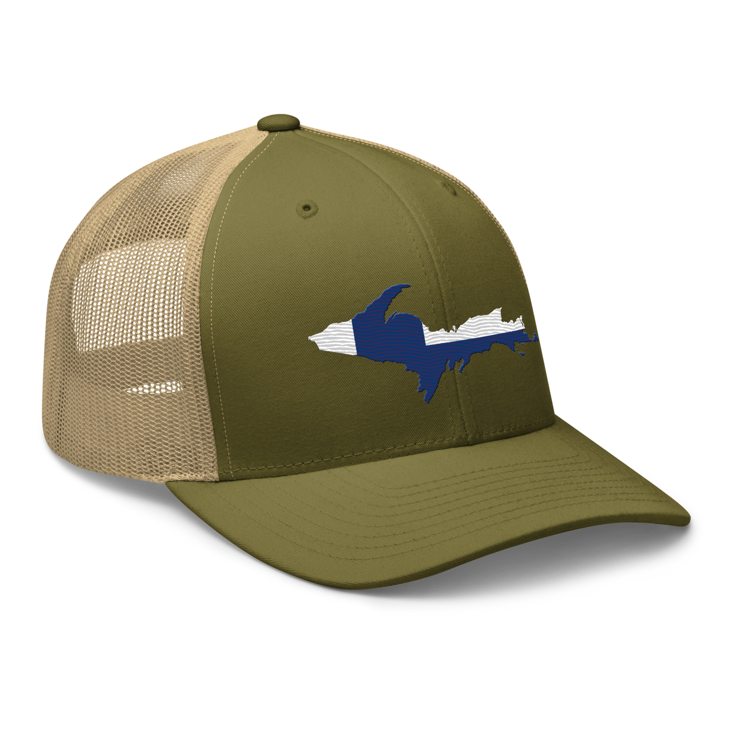 Michigan Upper Peninsula Trucker Hat (w/ UP Finland Outline