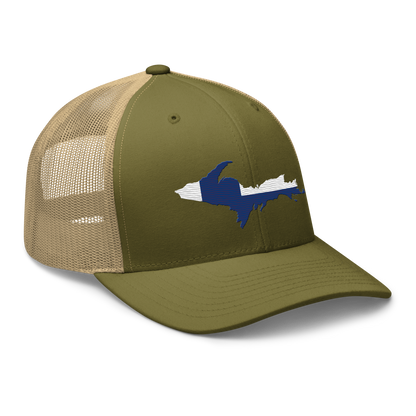 Michigan Upper Peninsula Trucker Hat (w/ UP Finland Outline