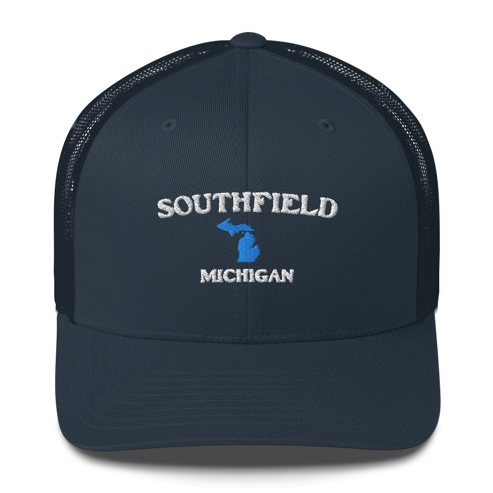 'Southfield Michigan' Trucker Hat (w/ Michigan Outline)