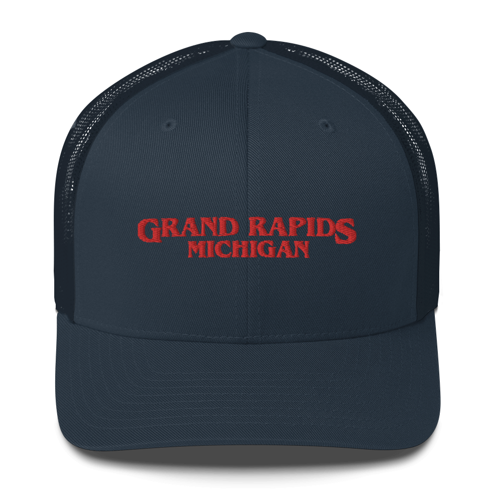 'Grand Rapids Michigan' Trucker Hat (1980s Drama Parody)