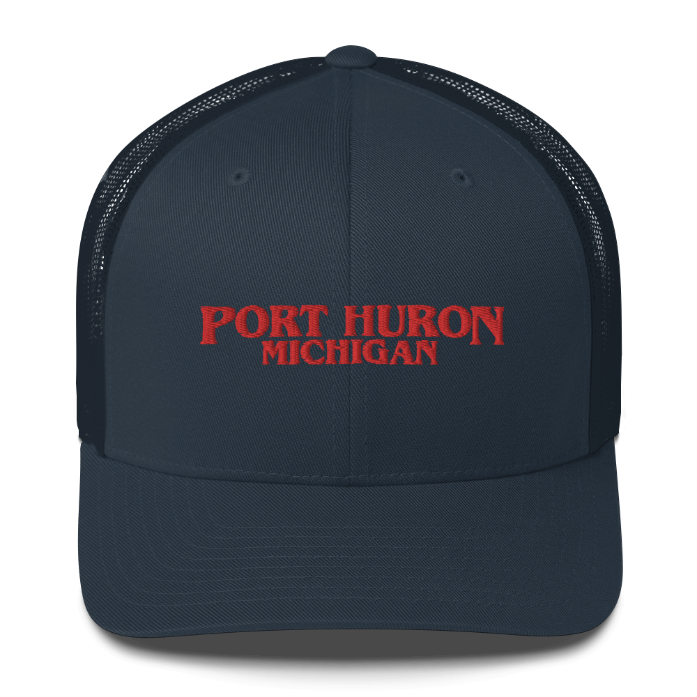 'Port Huron Michigan' Trucker Hat (1980s Drama Parody)